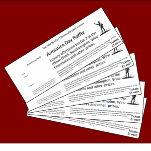 Armistice day 2025 Raffle Tickets book of 5
